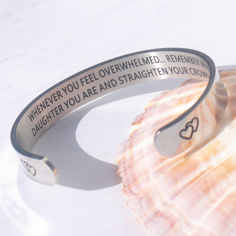 To My Daughter Encouragement Necklace