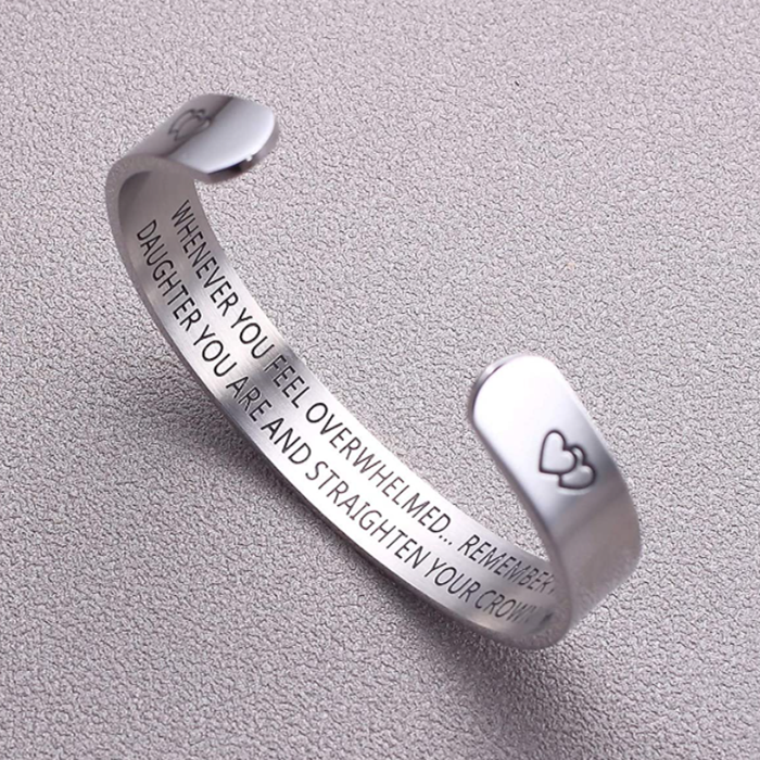 To My Daughter Encouragement Necklace