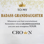 For Daughter - Whenever You Feel Overwhelmed...Crown Bracelet