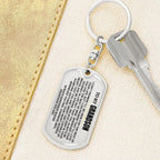 To My Grandson / Granddaughter | Personalized Keychain