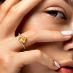 925 Sterling Silver Pavé Vagues Ring
