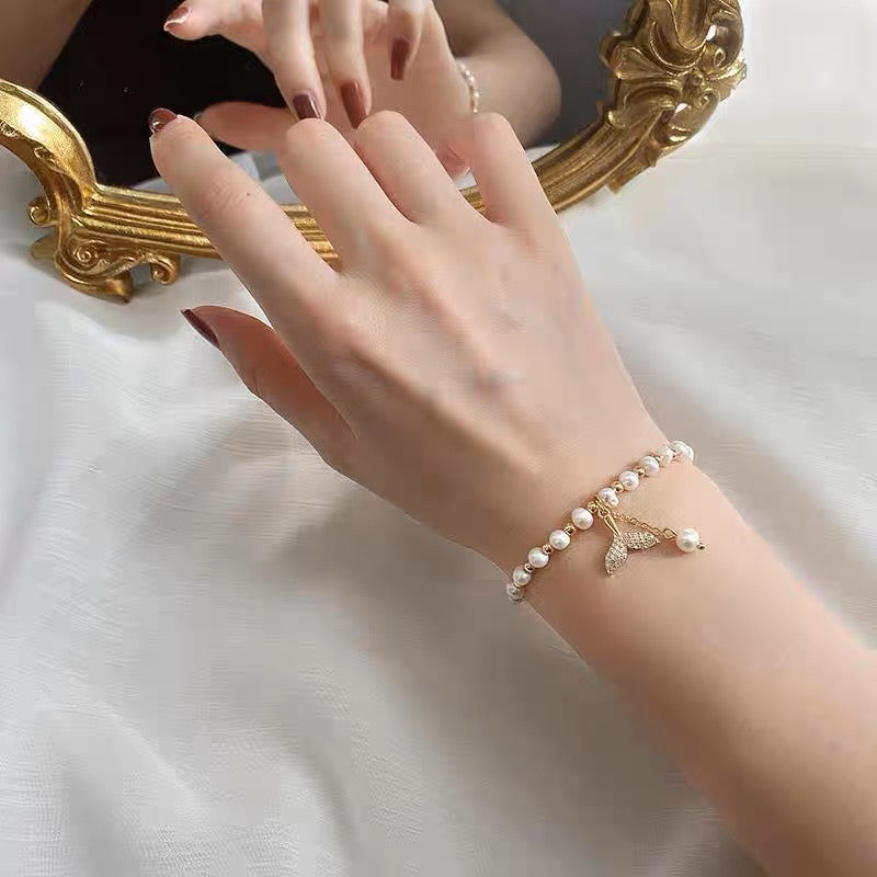 Freshwater Pearl Mermaid Bracelet