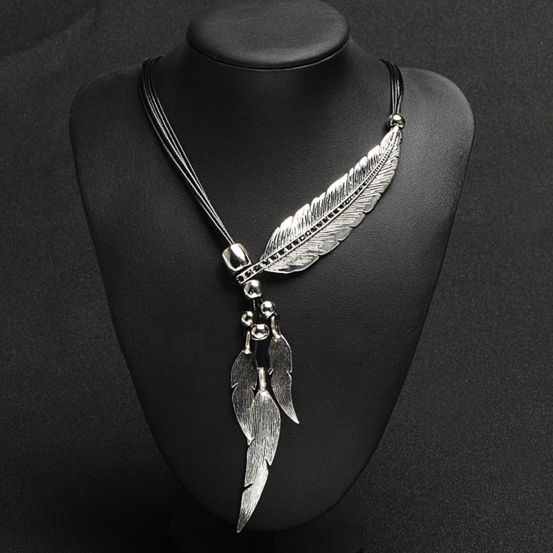 Native Feather Women'S Necklace
