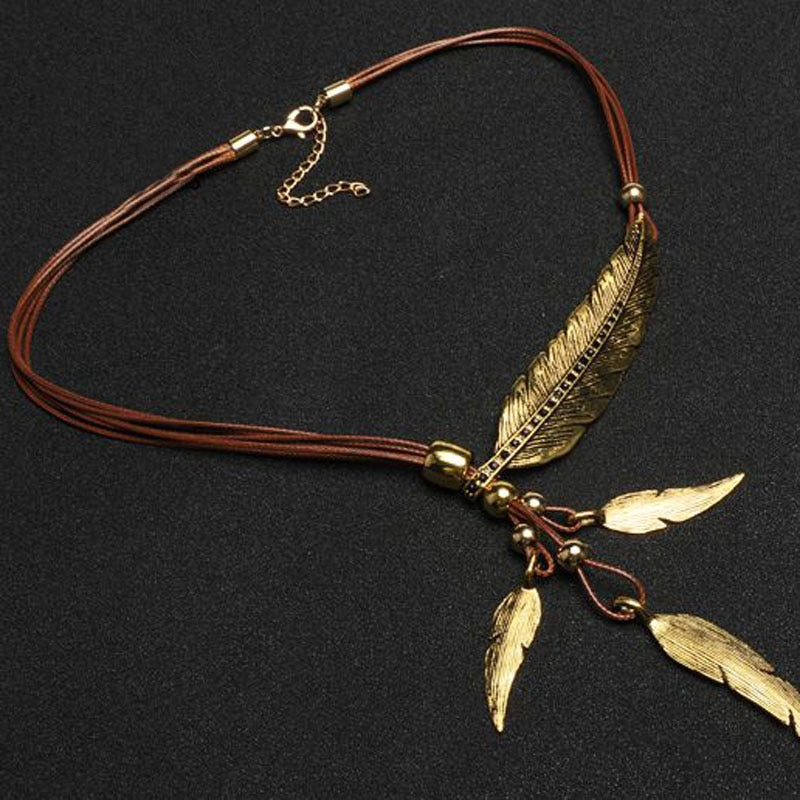 Native Feather Women'S Necklace