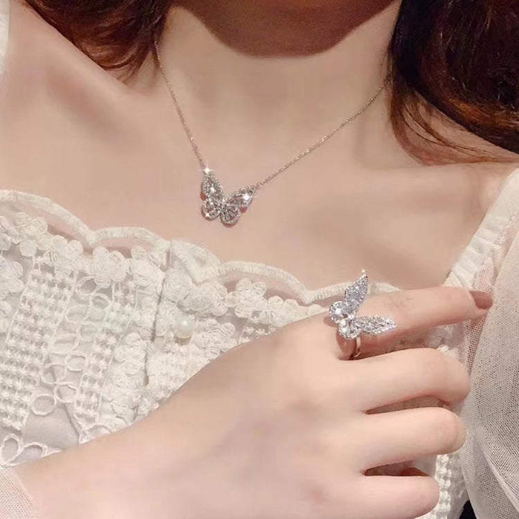 Butterfly Cubic Zirconia Jewelry