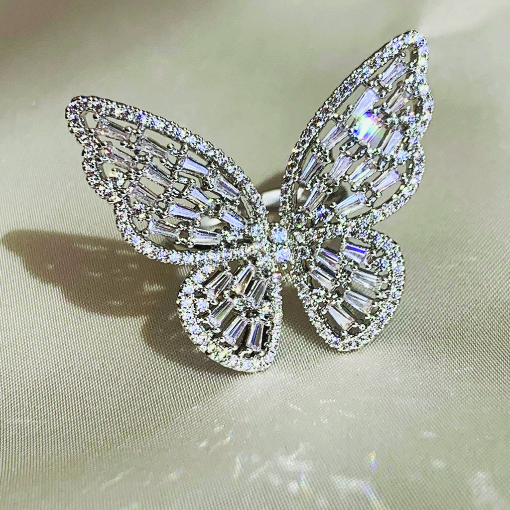 Butterfly Cubic Zirconia Jewelry