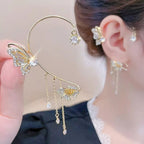 Butterfly Fringe Zircon Earrings