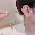 Butterfly Fringe Zircon Earrings
