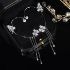 Butterfly Fringe Zircon Earrings