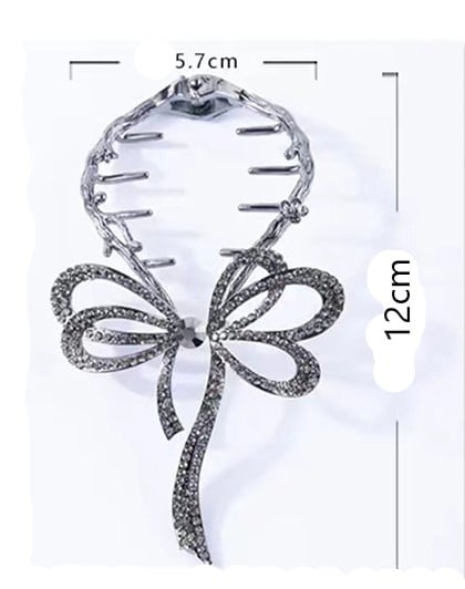 Bow Shiny Hairpin