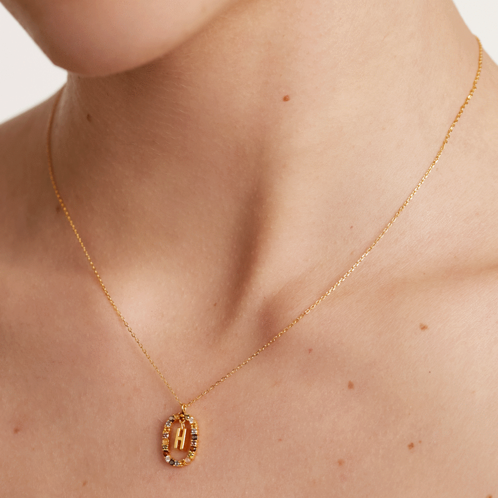 Diamond Alphabet Necklace - Define It By You