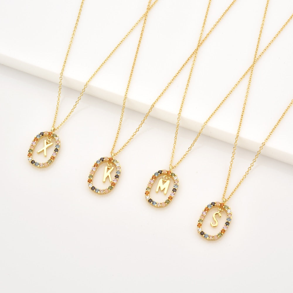 Diamond Alphabet Necklace - Define It By You