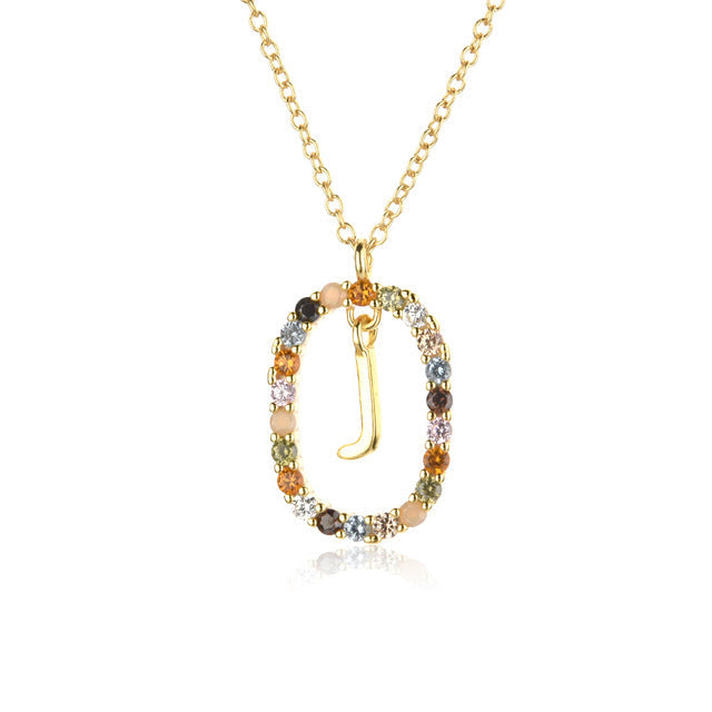 Diamond Alphabet Necklace - Define It By You