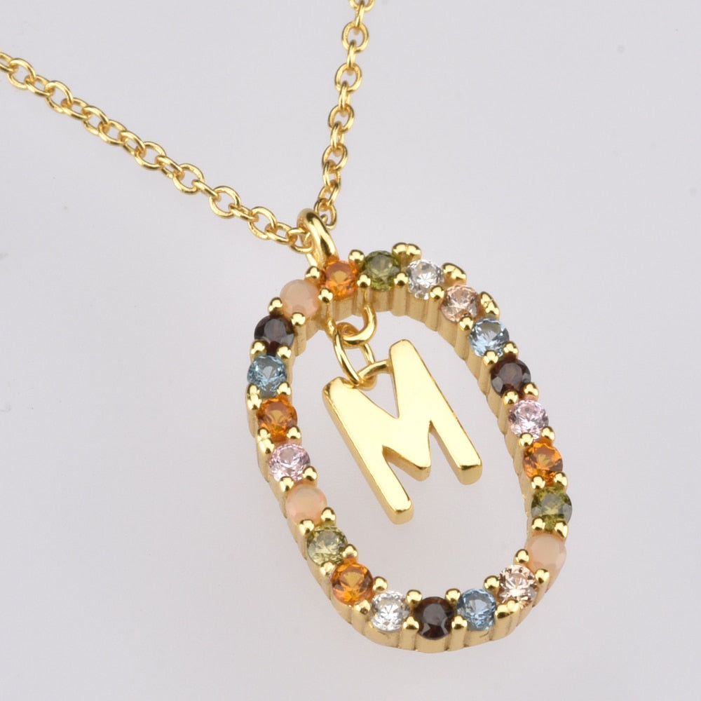 Diamond Alphabet Necklace - Define It By You