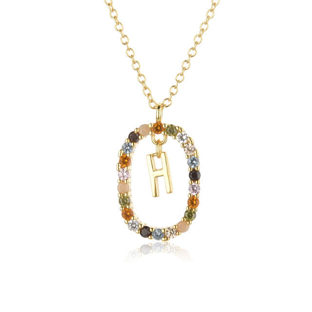 Diamond Alphabet Necklace - Define It By You