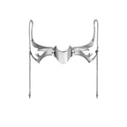 Gothic Metal Mechanical Fluid Face Earring Ornament