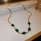 Emerald Jewelry Set