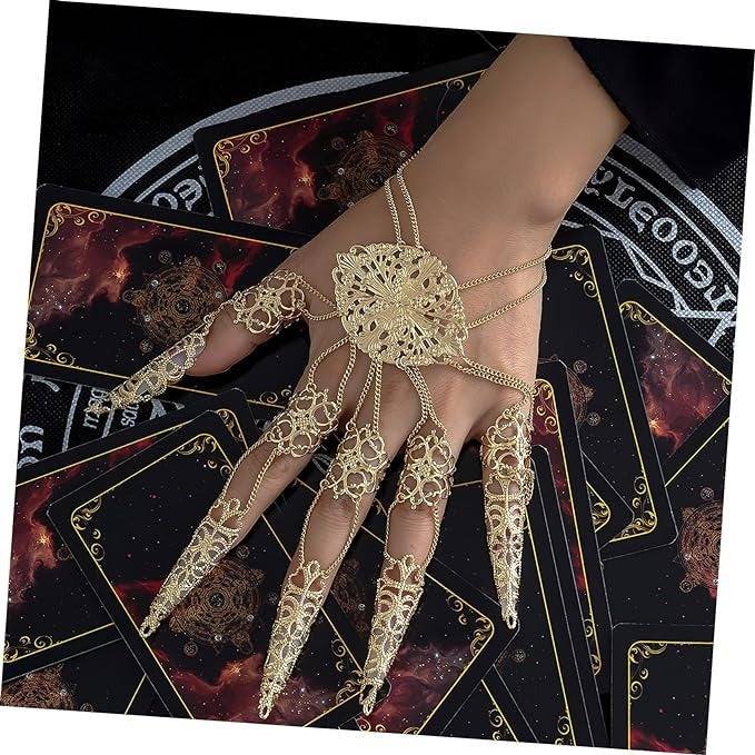 Gothic Glove Metal Cutout Bracele