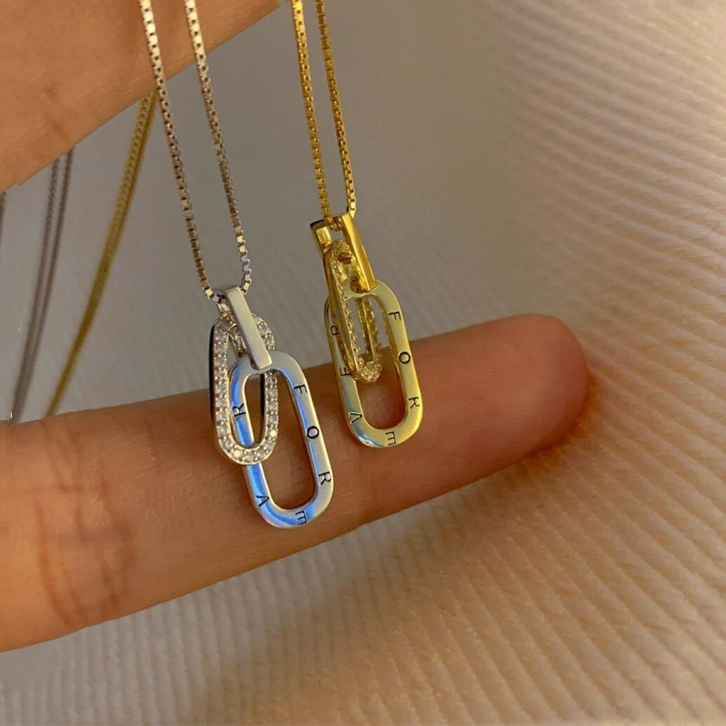 "Mother & Daughter Forever Linked Together" Necklace