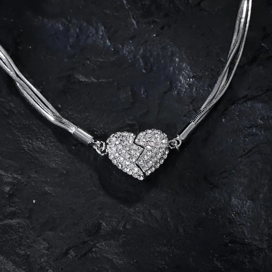 Magnetic Love Patchwork Necklace