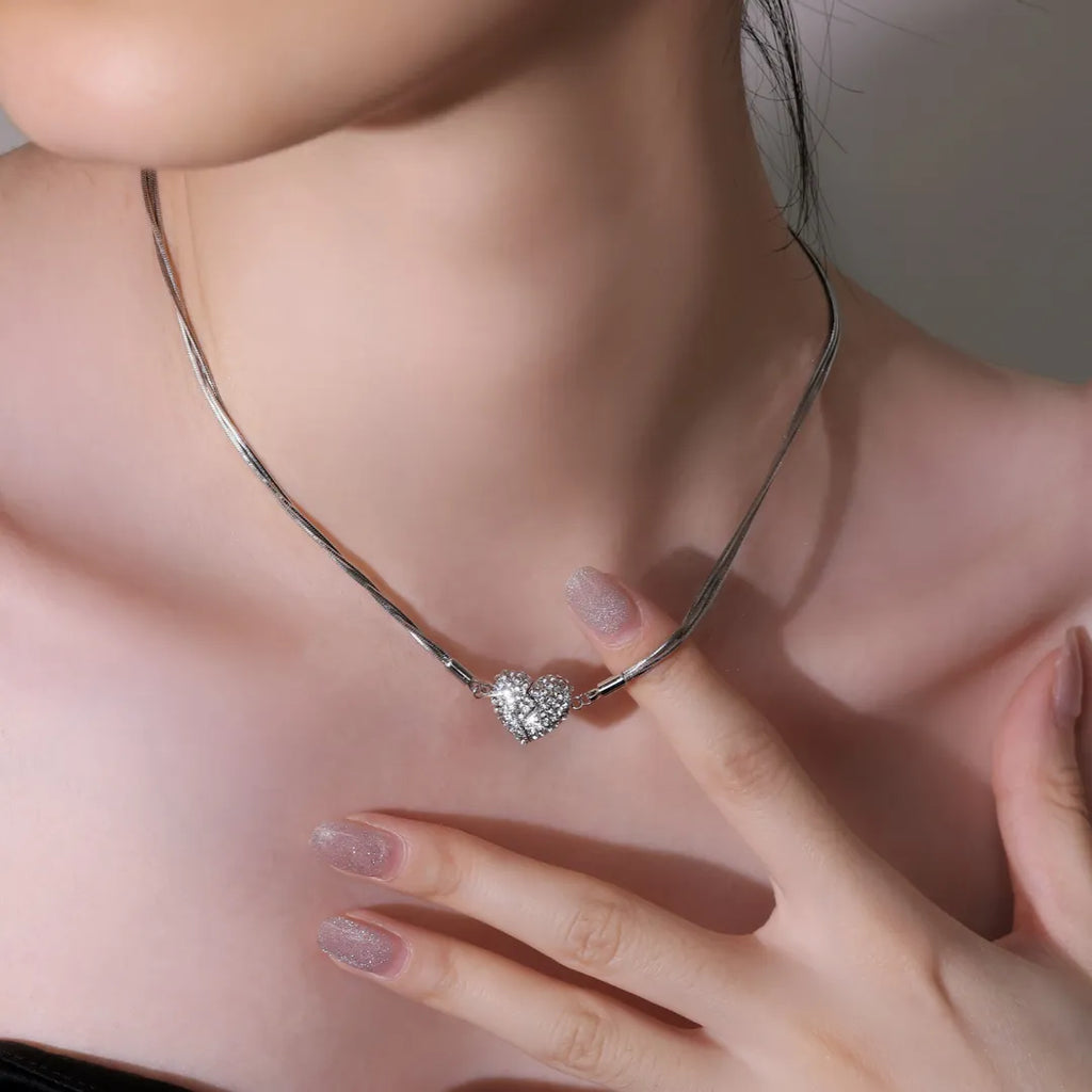 Magnetic Love Patchwork Necklace