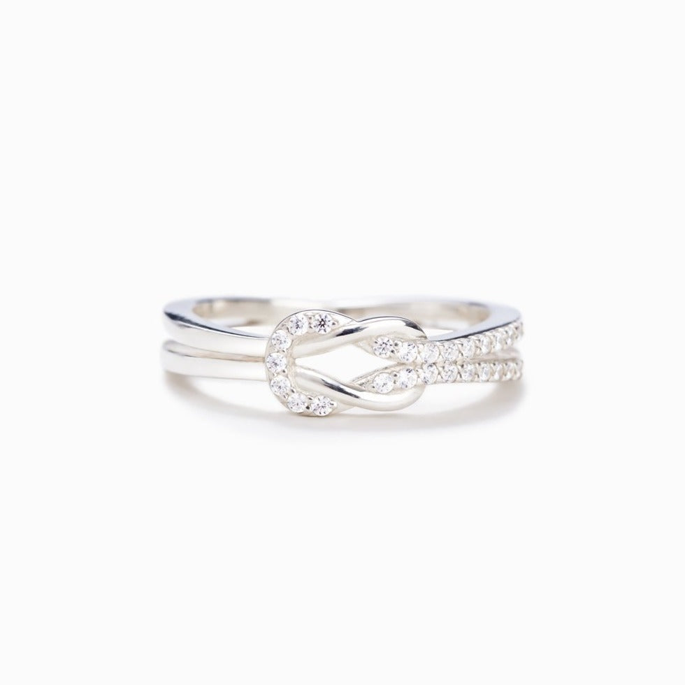 S925 Silver Mother & Daughter Ring