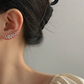 Leaf Zircon Earrings