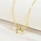 Magnetic Clasp Butterfly Necklace