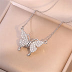 Magnetic Clasp Butterfly Necklace