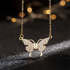 Magnetic Clasp Butterfly Necklace