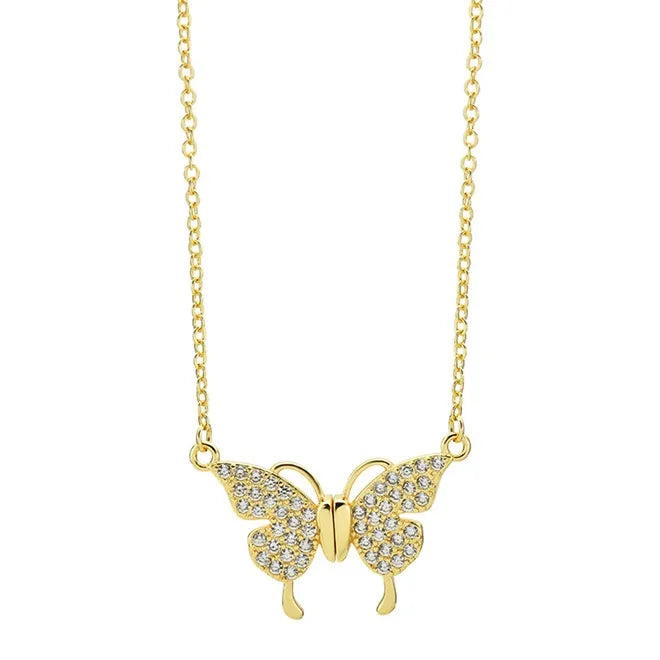 Magnetic Clasp Butterfly Necklace