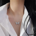 Magnetic Clasp Butterfly Necklace