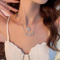 Four Leaf Heart Shape Lucky Necklace