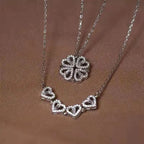 Four Leaf Heart Shape Lucky Necklace