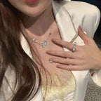 Sparkling Fantasy Butterfly Necklace