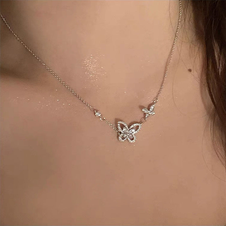 Sparkling Fantasy Butterfly Necklace