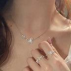 Sparkling Fantasy Butterfly Necklace