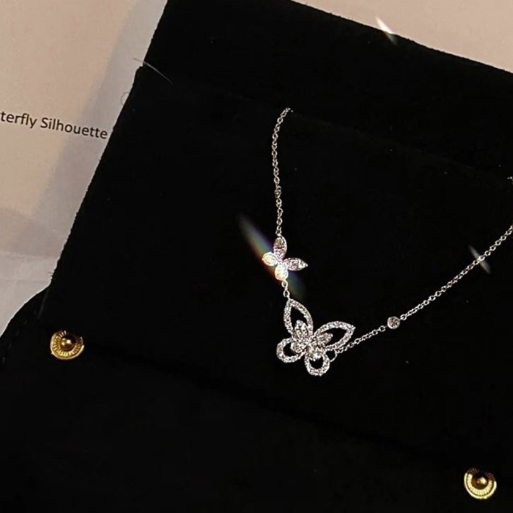 Sparkling Fantasy Butterfly Necklace