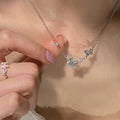 Sparkling Fantasy Butterfly Necklace