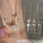 Sparkling Fantasy Butterfly Necklace