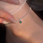 S925 Silver Galaxy Glitter Zircon Chain