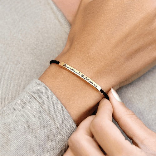Remember Who The Fuck You're Tube Bracelet