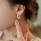 Baroque Natural Freshwater Pearl Earrings