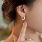 Baroque Natural Freshwater Pearl Earrings