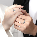 Thorns and Roses S925 Silver Couple Ring