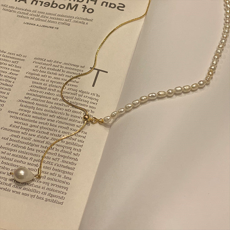 Adjustable Baroque Pearl Necklace