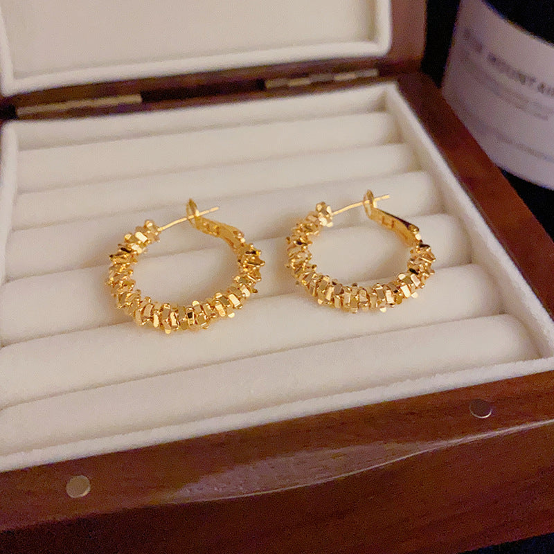 French Style Hoop Earrings