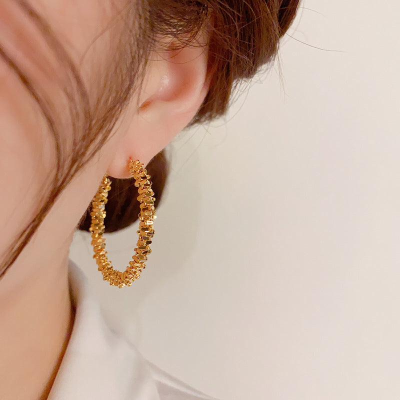 French Style Hoop Earrings