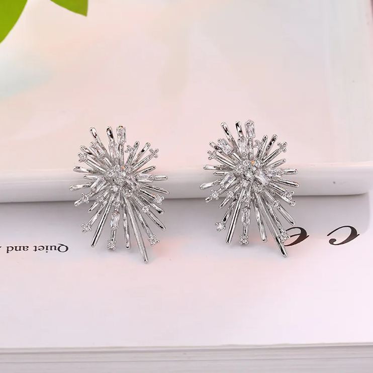 Zircon Romantic Fireworks Earrings