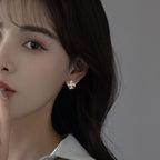 Rotating Windmill Zircon Earrings